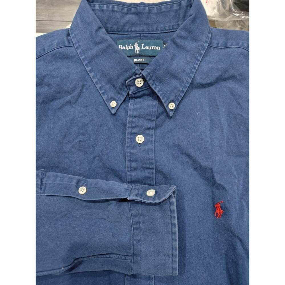 Men’s Ralph Lauren Blake XL Blue Long Sleeve Button Down